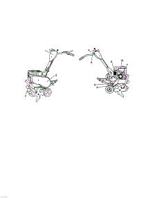 Decals parts for Craftsman Front-Tine Tiller 917292491 from AppliancePartsPros.com