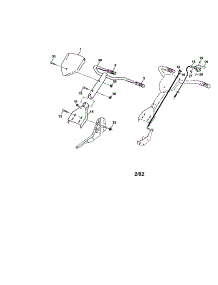 Handles parts for Craftsman Front-Tine Tiller 917292492 from AppliancePartsPros.com