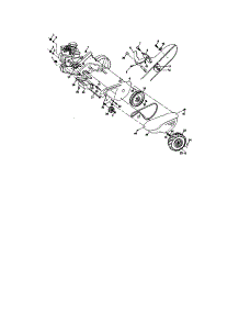 Mainframe, Left Side parts for Craftsman Rear-Tine Tiller 917293180 from AppliancePartsPros.com