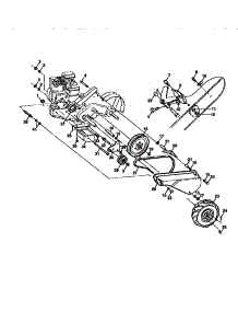 Mainframe, Left Side parts for Craftsman Rear-Tine Tiller 917293200 from AppliancePartsPros.com