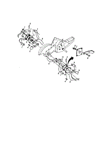Tine Assembly parts for Craftsman Rear-Tine Tiller 917293202 from AppliancePartsPros.com