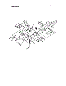 Tine Shield parts for Craftsman Rear-Tine Tiller 917293203 from AppliancePartsPros.com