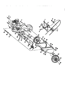 Mainframe, Left Side parts for Craftsman Rear-Tine Tiller 917293301 from AppliancePartsPros.com