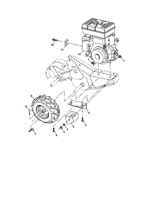 Mainframe, Right Side parts for Craftsman Rear-Tine Tiller 917293302 from AppliancePartsPros.com