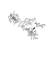 Tine Assembly parts for Craftsman Rear-Tine Tiller 917293310 from AppliancePartsPros.com
