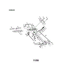 Handles parts for Craftsman Rear-Tine Tiller 917293311 from AppliancePartsPros.com