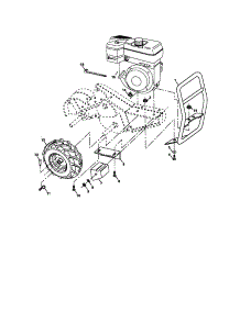 Mainframe, Right Side parts for Craftsman Rear-Tine Tiller 917293321 from AppliancePartsPros.com