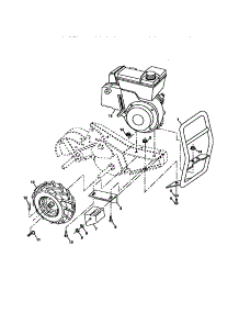 Mainframe, Right Side parts for Craftsman Rear-Tine Tiller 917293400 from AppliancePartsPros.com