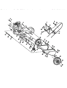 Mainframe, Left Side parts for Craftsman Rear-Tine Tiller 917293401 from AppliancePartsPros.com