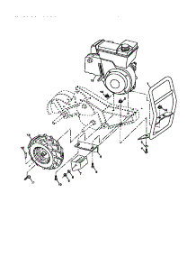Mainframe, Right Side parts for Craftsman Rear-Tine Tiller 917293401 from AppliancePartsPros.com