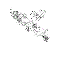 Mainframe, Left Side parts for Craftsman Rear-Tine Tiller 917293470 from AppliancePartsPros.com