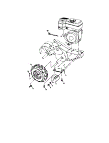 Mainframe, Right Side parts for Craftsman Rear-Tine Tiller 917293470 from AppliancePartsPros.com