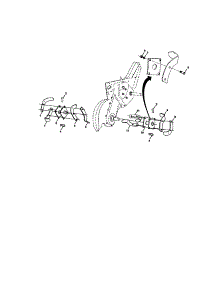 Tine Assembly parts for Craftsman Rear-Tine Tiller 917293470 from AppliancePartsPros.com
