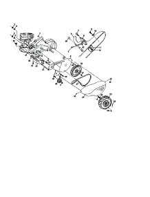 Mainframe, Left Side parts for Craftsman Rear-Tine Tiller 917293472 from AppliancePartsPros.com