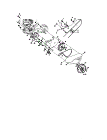 Mainframe, Left Side parts for Craftsman Rear-Tine Tiller 917293490 from AppliancePartsPros.com