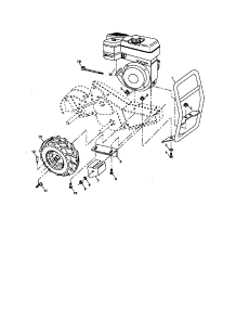 Mainframe, Right Side parts for Craftsman Rear-Tine Tiller 917293490 from AppliancePartsPros.com