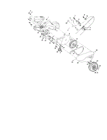 Main Frame, Left Side parts for Craftsman Rear-Tine Tiller 917293492 from AppliancePartsPros.com