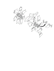 Tine Assembly parts for Craftsman Rear-Tine Tiller 917293492 from AppliancePartsPros.com