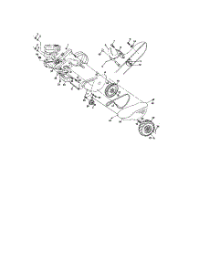 Mainframe, Left Side parts for Craftsman Rear-Tine Tiller 917293493 from AppliancePartsPros.com