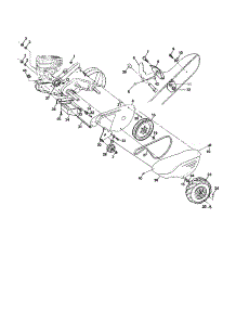 Mainframe, Left Side parts for Craftsman Rear-Tine Tiller 917293580 from AppliancePartsPros.com