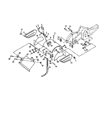 Tine Shield parts for Craftsman Rear-Tine Tiller 917293582 from AppliancePartsPros.com