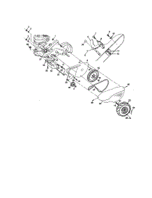 Mainframe, Left Side parts for Craftsman Rear-Tine Tiller 917293583 from AppliancePartsPros.com