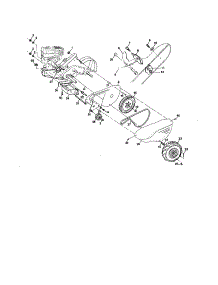 Mainframe, Left Side parts for Craftsman Rear-Tine Tiller 917293590 from AppliancePartsPros.com