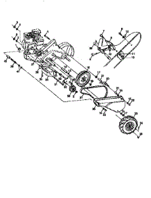 Mainframe, Left Side parts for Craftsman Rear-Tine Tiller 917293650 from AppliancePartsPros.com