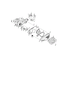 Mainframe, Left Side parts for Craftsman Rear-Tine Tiller 917294250 from AppliancePartsPros.com