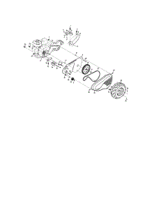 Mainframe, Left Side parts for Craftsman Rear-Tine Tiller 917294251 from AppliancePartsPros.com