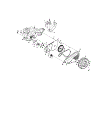 Mainframe, Left Side parts for Craftsman Rear-Tine Tiller 917294261 from AppliancePartsPros.com