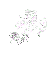 Mainframe, Right Side parts for Craftsman Rear-Tine Tiller 917294270 from AppliancePartsPros.com