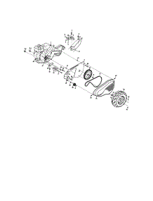 Mainframe, Left Side parts for Craftsman Rear-Tine Tiller 917294271 from AppliancePartsPros.com
