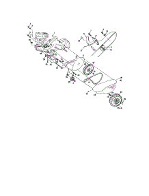 Mainframe, Left Side parts for Craftsman Rear-Tine Tiller 917294480 from AppliancePartsPros.com