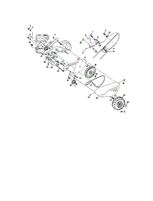 Mainframe, Left Side parts for Craftsman Rear-Tine Tiller 917294481 from AppliancePartsPros.com