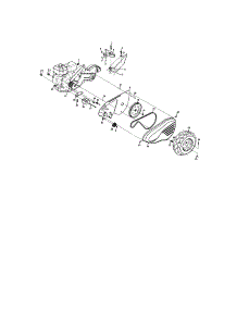 Mainframe, Left Side parts for Craftsman Rear-Tine Tiller 917294482 from AppliancePartsPros.com