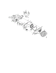 Mainframe - Left Side parts for Craftsman Rear-Tine Tiller 917294484 from AppliancePartsPros.com