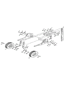 Wheel And Depth Stake Assembly parts for Craftsman Front-Tine Tiller 917295350 from AppliancePartsPros.com