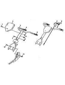 Handle Assembly parts for Craftsman Front-Tine Tiller 917295351 from AppliancePartsPros.com