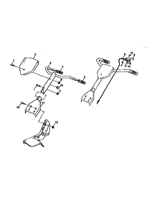 Handle Assembly parts for Craftsman Front-Tine Tiller 917295360 from AppliancePartsPros.com