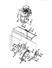 Transmission parts for Craftsman Front-Tine Tiller 917295360 from AppliancePartsPros.com