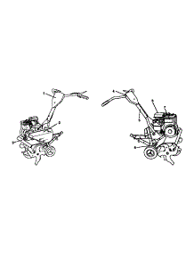 Decals parts for Craftsman Front-Tine Tiller 917295360 from AppliancePartsPros.com