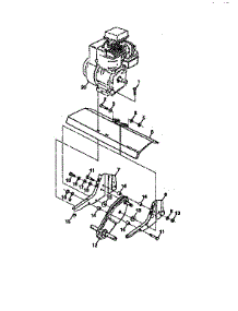 Transmission parts for Craftsman Front-Tine Tiller 917295451 from AppliancePartsPros.com