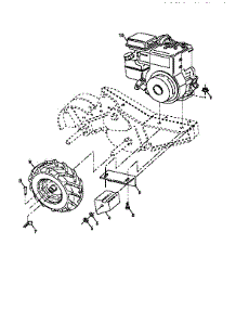 Mainframe, Right Side parts for Craftsman Rear-Tine Tiller 917295552 from AppliancePartsPros.com