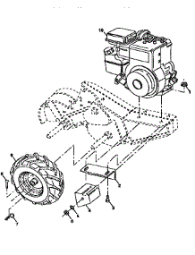 Mainframe, Right Side parts for Craftsman Rear-Tine Tiller 917295554 from AppliancePartsPros.com