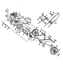 Mainframe, Left Side parts for Craftsman Rear-Tine Tiller 917295670 from AppliancePartsPros.com