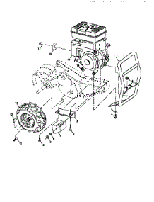 Mainframe, Right Side parts for Craftsman Rear-Tine Tiller 917295670 from AppliancePartsPros.com