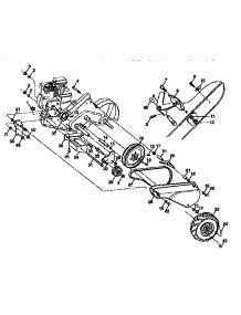 Mainframe, Left Side parts for Craftsman Rear-Tine Tiller 917295850 from AppliancePartsPros.com