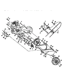 Mainframe, Left Side parts for Craftsman Rear-Tine Tiller 917295851 from AppliancePartsPros.com