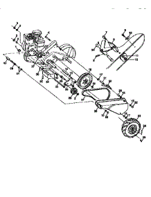 Mainframe, Left Side parts for Craftsman Rear-Tine Tiller 917295852 from AppliancePartsPros.com
